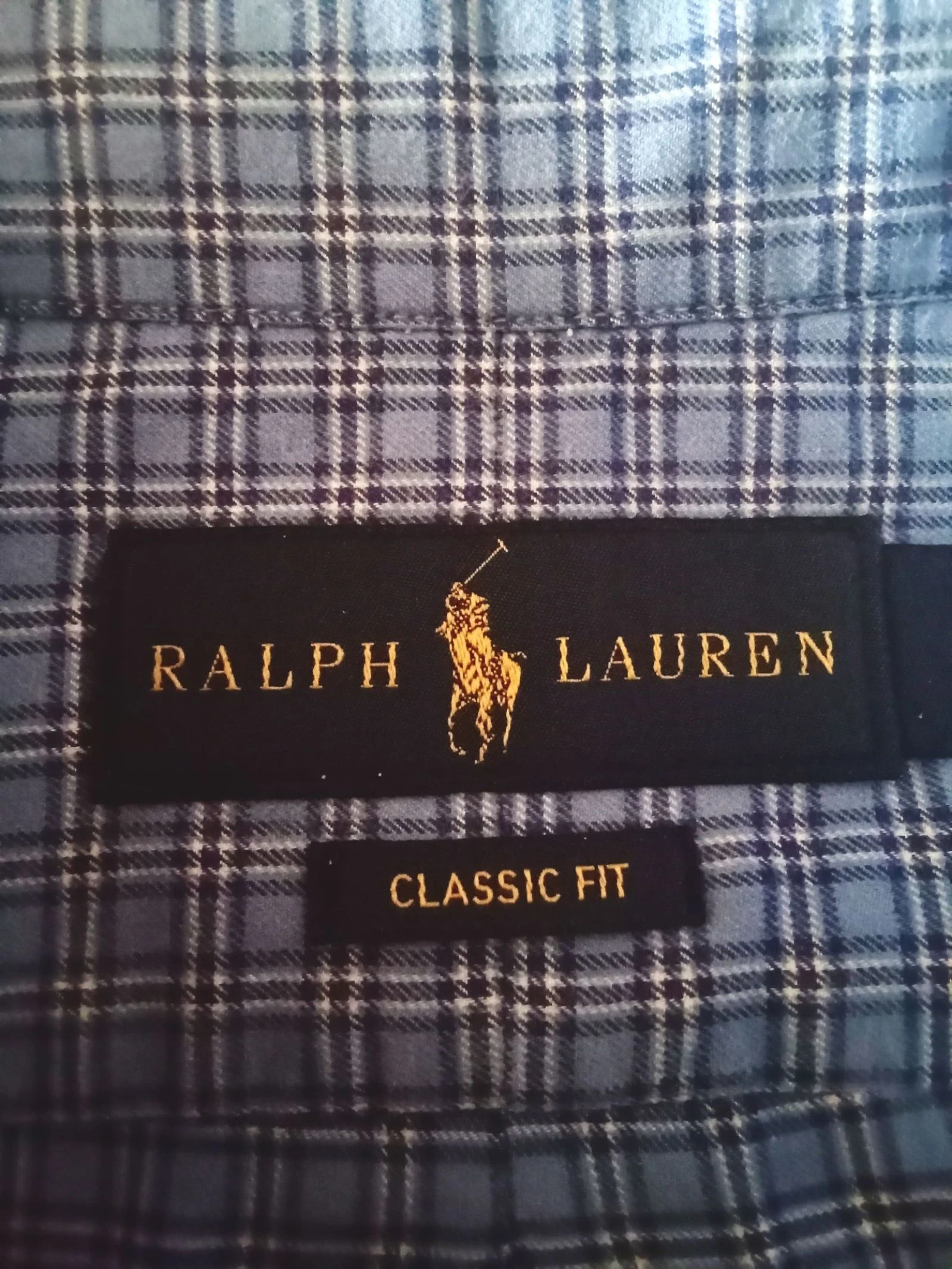 Geruite herenoverhemd maat M Ralph Lauren perfecte staat origineel vintage – photo 9